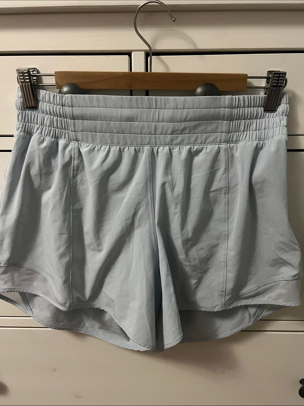 lululemon athletica Light Blue Run Short